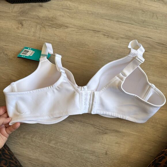 Vanity Fair Beauty Back Smoothing Full-Figure Contour Bra 76380 White 44C NEW - Picture 6 of 11